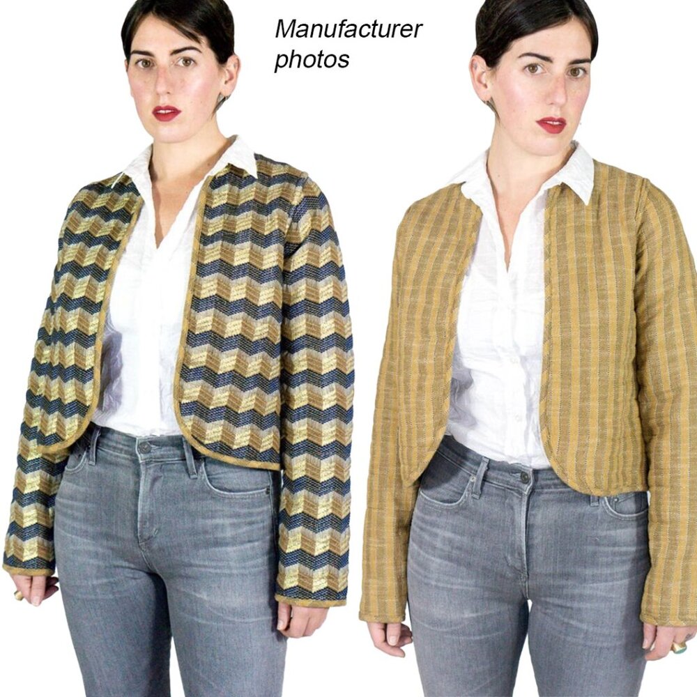 Ace & Jig Quilted Reversible Jacket in Casino and Topanga Small NWT - Picture 12 of 12